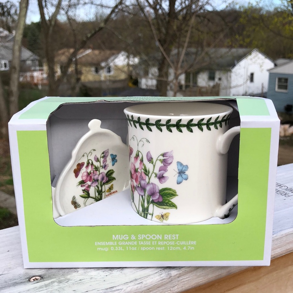 BRAND NEW botanic garden mug and spoon rest